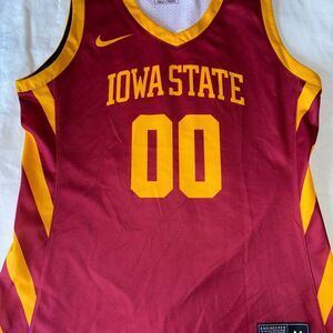 Nike Women’s Iowa State University Basketball Cardinal & Gold Jersey (B2k)